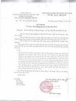 631 10. To trinh xin khong chi tra co tuc nam 2014