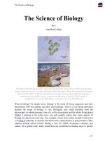 The Science of Biology