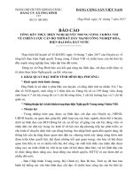 bao cáo 10 nam thuc hien nghi quyet tw  TW 3