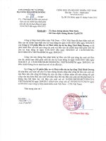 Báo cáo tài chính bán niên Hợp nhất đã được soát xét.