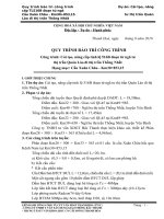 Quy trình bảo trì công trình cầu