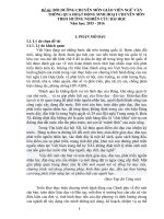 SKKN Bồi dưỡng chuyên môn giáo viên Ngữ văn thông qua hoạt động sinh hoạt chuyên môn theo hướng nghiên cứu bài học