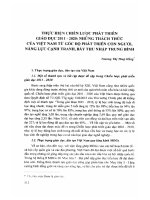 DSpace at VNU: Thực hiện chiến lược phát triển giáo dục 2011-2020: Những thách thức của Việt Nam từ góc độ phát triển con người, năng lực cạnh tranh, bảy thu nhập trung bình