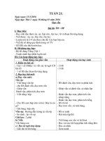 Giáo án lớp 1 giao an tuan 21 lop 1 da sua 