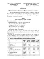 Báo cáo hoạt động của HĐQT trong năm 2016 và phương hướng, nhiệm vụ năm 2017