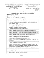 2. Chương trình ĐHĐCĐ thường niên năm 2016