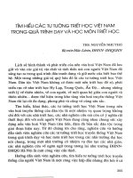 DSpace at VNU: Tìm hiểu các tư tưởng triết học Việt Nam trong quá trình dạy và học môn Triết học