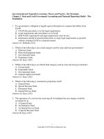 Governmental and nonprofit accounting 10th edition smith test bank 