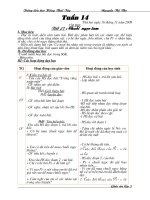 Giáo án lớp 5  hoc kỳ II   trường TH hồng thái tây   tuan14 