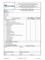 Bieu mau khao sat den led