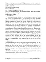 SKKN thực trạng bài làm văn và những giải pháp nhằm nâng cao chất lượng bài văn cho học sinh lớp 8 