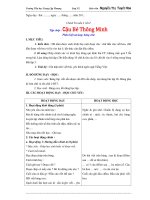 Giáo án chính tả lớp 3 học kì 1 