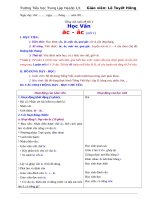 Giáo án tiếng việt lớp 1 HK 2 tuần 25 đến 35 