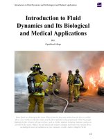 Introduction to Fluid Dynamics and Its Biological and Medical Applications
