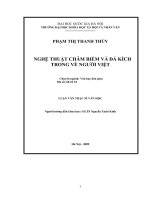 DSpace at VNU: Nghệ thuật châm biếm và đả kích trong vè người Việt