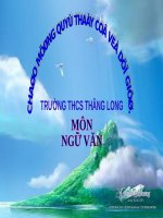 Bài 10. Cảm nghĩ trong đêm thanh tĩnh (Tĩnh dạ tứ)