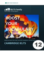 Boost your vocabulary cambridge ielts 12 