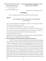 2. To trinh cua Hoi dong quan tri