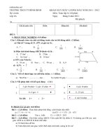 de thi khao sat dau nam mon toan 6 45987