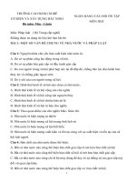 NGÂN HÀNG CÂU HỎI ÔN TẬP PL TRUNG CẤP