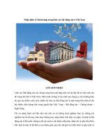 Nhận định về marketing trong lĩnh vực bất động sản ở việt nam 