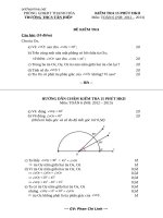 de kiem tra 15 phut hinh hoc 6 hkii 58089