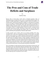 The Pros and Cons of Trade Deficits and Surpluses