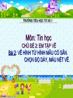 CD2 Bai 2 Ve hinh tu hinh mau co san Chon do day mau net ve