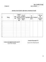 Mau 25+26 Danh muc hang hoa gui kho CFS