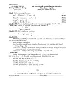 de kiem tra chat luong dau nam mon toan lop 11 thpt luu hoang 37343