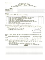 de kiem tra 1 tiet hinh hoc lop 8 bai so 1 89131