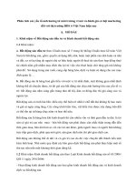 Phân tích các yếu tố ảnh hưởng từ môi trường vĩ mô và đánh giá cơ hội marketing đối với thị trường bđs ở việt nam hiện nay 