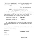 GIAI TRINH CHENH LECH LNST 10%- CTY ME