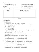 de kiem tra 45 phut hinh hoc 6 2010 64217