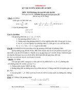 de thi tuyen sinh vao lop 10 thpt mon toan co dap an 95608