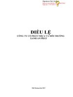 Dieu le Cong ty Co phan Nhua va Moi Truong xanh An Phat sua doi nam 2015_signed
