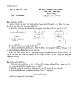 de thi tuyen sinh vao lop 10 thpt mon ly tinh ha tinh 23995