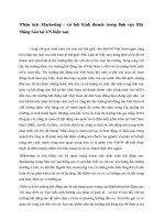 Phân tích marketing – cơ hội kinh doanh trong lĩnh vực bất động sản tại VN hiện nay 