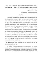 CHỨC NĂNG xã hội của QUẦN THỂ DI TÍCH tín NGƯỠNG (DC)