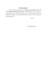 Những nhân tố tác động đến cấu trúc vốn của các ngân hàng thương mại việt nam 