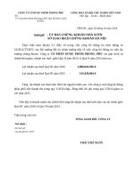 GIAI TRINH CHENH LECH LNST 10%- HOP NHAT