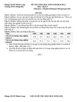 Chọn lọc đề thi HSG Địa lý 6789 DIA 9