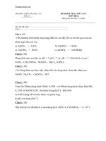 de kiem tra 1 tiet hoa hoc 11 nang cao thpt dao duy tu 23456