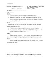 de va dap an thi lai 1 tiet vat ly 11 ki 2 37422