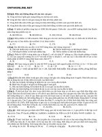 on tap luyen thi dh chuong i ii mon hoa hoc 81927