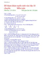 de thi tham khao tuyen sinh vao lop 10 chuyen toan 36774