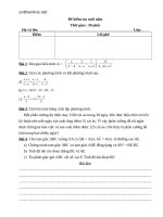 de kiem tra cuoi nam mon toan 8 hay 43356