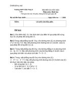 de kiem tra hinh hoc 11 chuong i 1 tiet bai so 1 58439