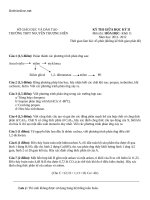 de thi hkii hoa hoc 11 thpt nguyen thuong hien 26527