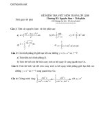 de kiem tra chuong iii toan 12 dao ham va tich phan 83189